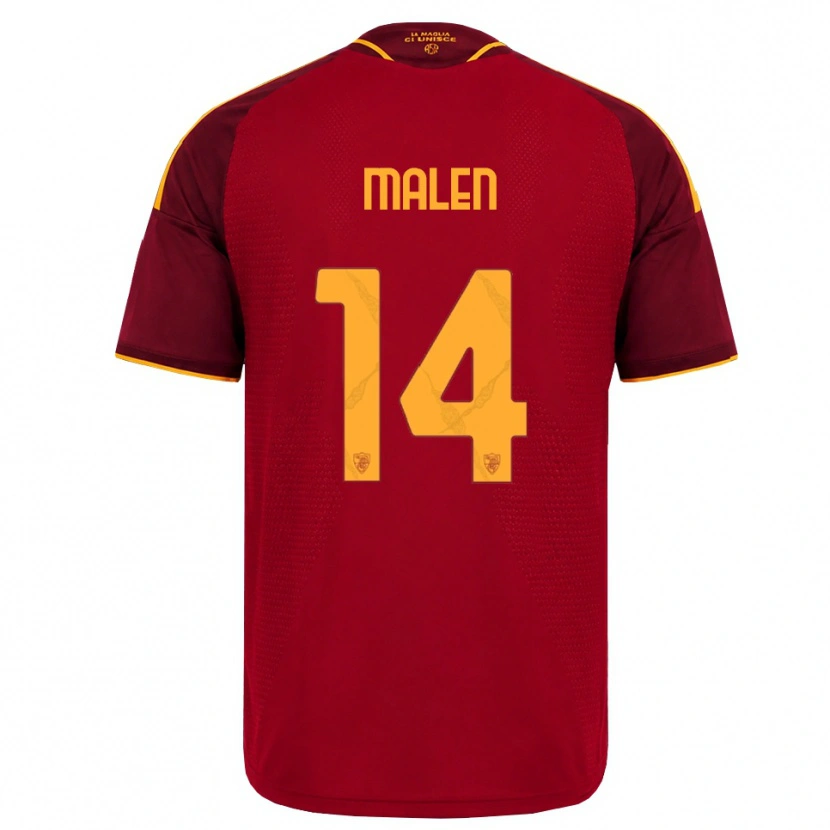 Danxen Herren Donyell Malen #14 Rot Gold Gelb Heimtrikot Trikot 2026/27 T-Shirt