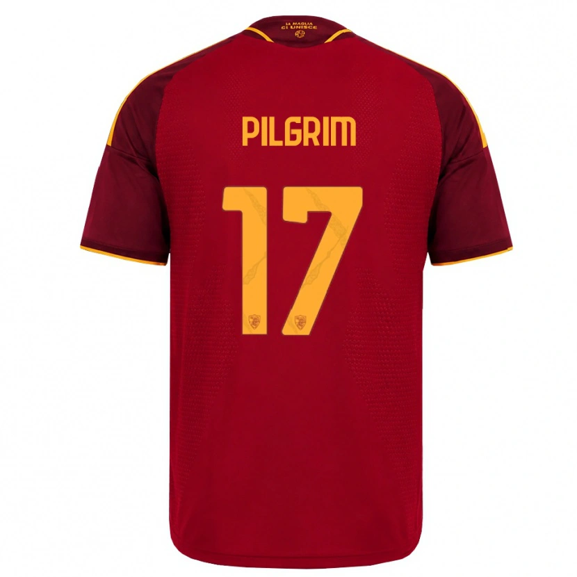 Danxen Herren Alayah Pilgrim #17 Rot Gold Gelb Heimtrikot Trikot 2026/27 T-Shirt