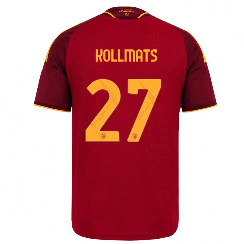Danxen Herren Beata Kollmats #27 Rot Gold Gelb Heimtrikot Trikot 2026/27 T-Shirt