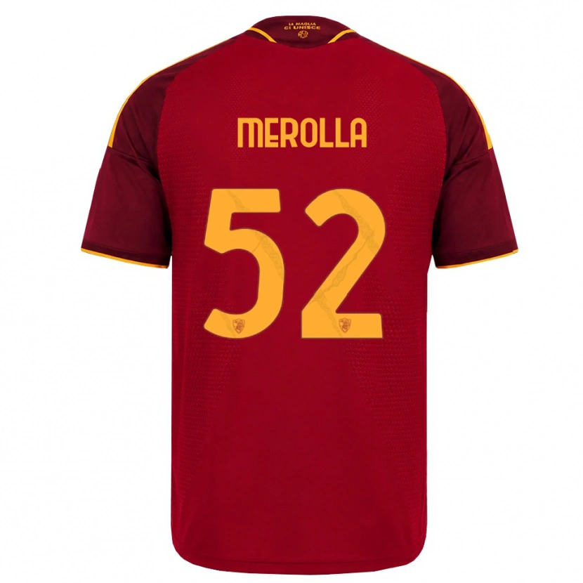 Danxen Herren Liliana Merolla #52 Rot Gold Gelb Heimtrikot Trikot 2026/27 T-Shirt