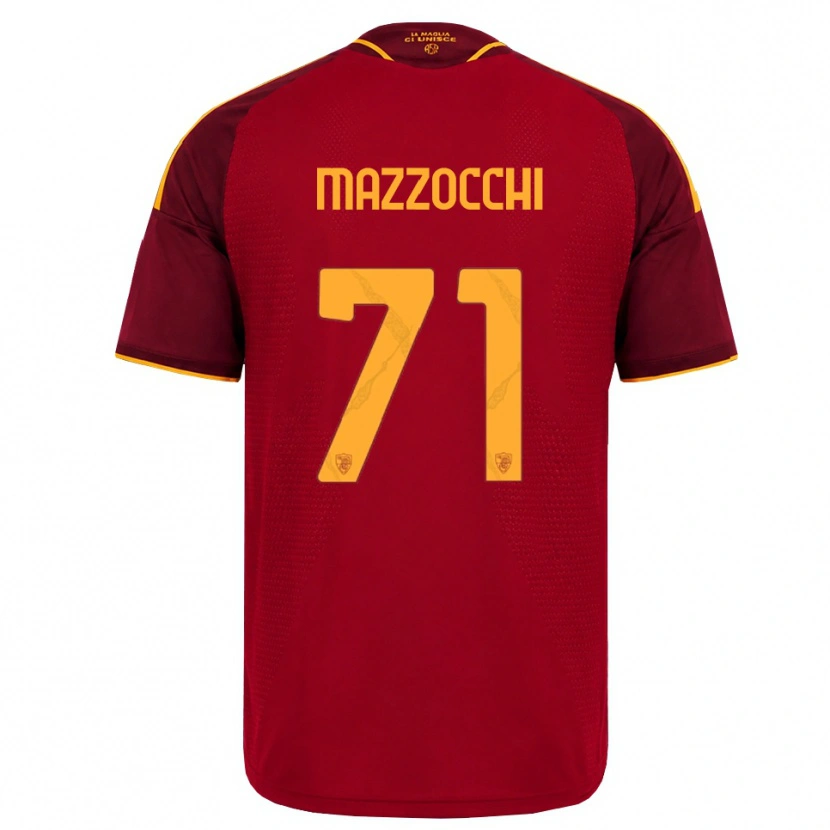 Danxen Herren Giulia Mazzocchi #71 Rot Gold Gelb Heimtrikot Trikot 2026/27 T-Shirt
