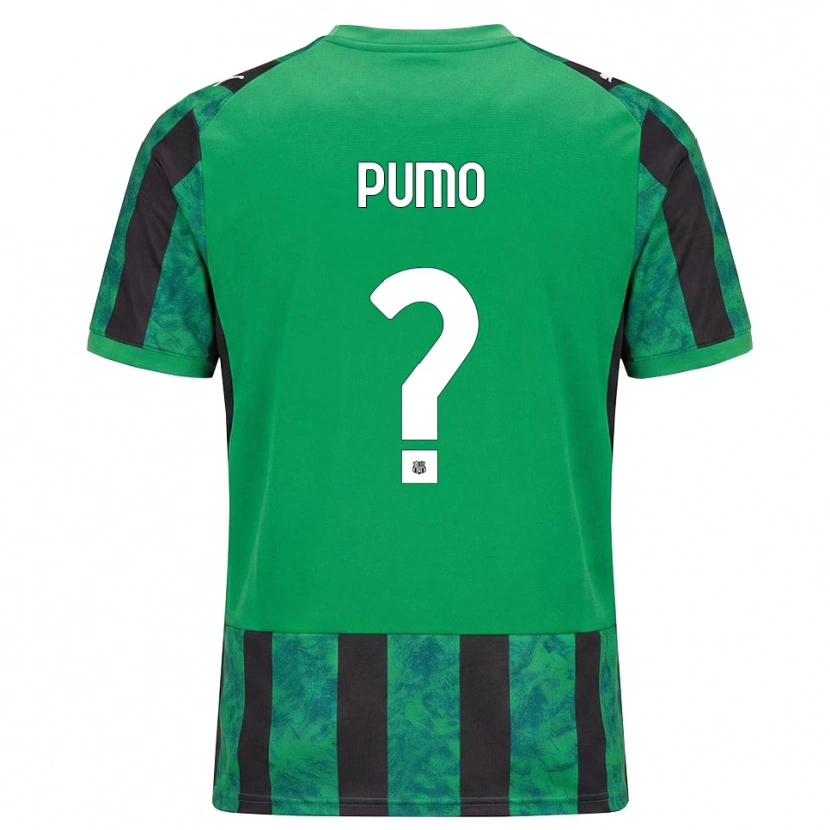 Danxen Herren Samuele Pumo #0 Grün Schwarz Weiß Heimtrikot Trikot 2026/27 T-Shirt