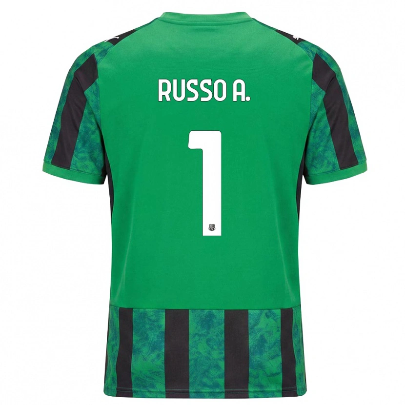 Danxen Herren Alessandro Russo #1 Grün Schwarz Weiß Heimtrikot Trikot 2026/27 T-Shirt