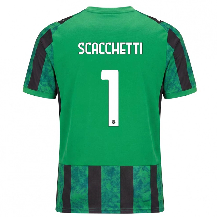 Danxen Herren Alessandro Scacchetti #1 Grün Schwarz Weiß Heimtrikot Trikot 2026/27 T-Shirt