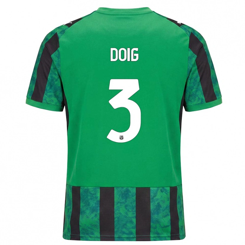 Danxen Herren Josh Doig #3 Grün Schwarz Weiß Heimtrikot Trikot 2026/27 T-Shirt