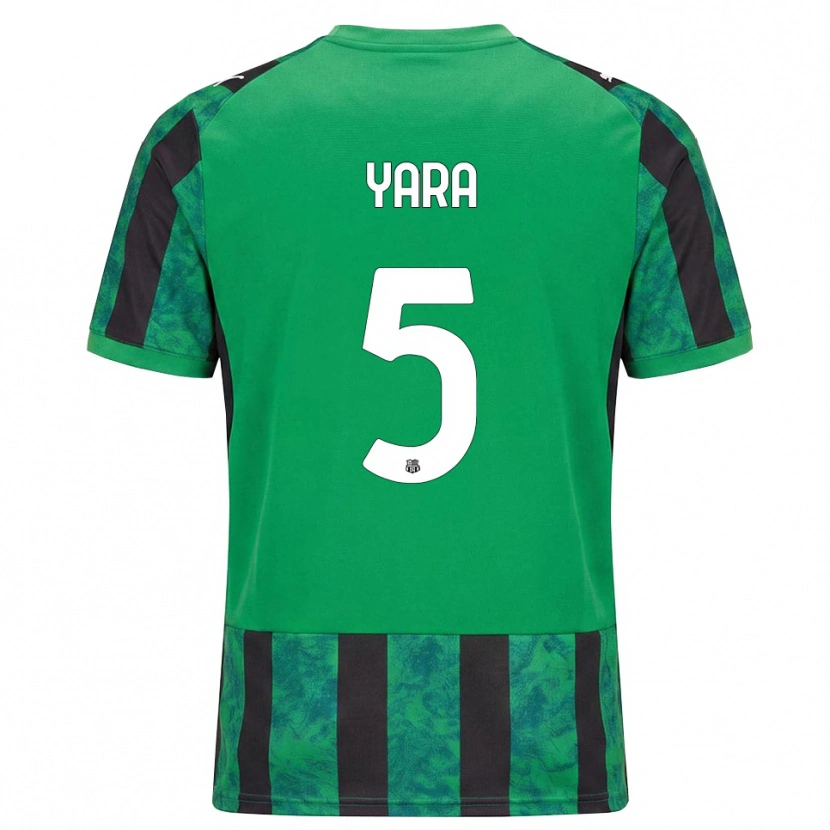 Danxen Herren Moussa Yara #5 Grün Schwarz Weiß Heimtrikot Trikot 2026/27 T-Shirt