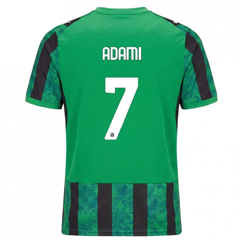 Danxen Herren Greta Adami #7 Grün Schwarz Weiß Heimtrikot Trikot 2026/27 T-Shirt