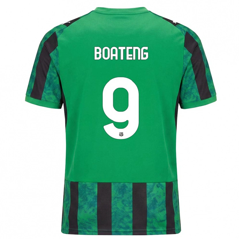 Danxen Herren Owen Boateng #9 Grün Schwarz Weiß Heimtrikot Trikot 2026/27 T-Shirt