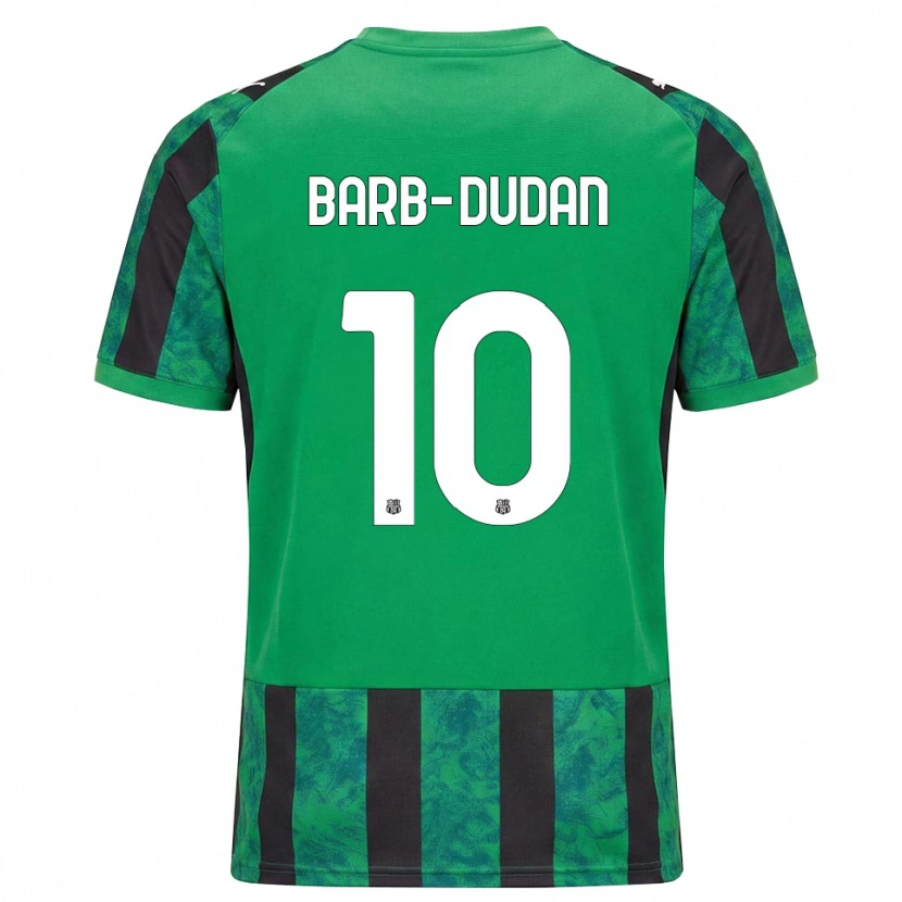 Danxen Herren Marco Barb-Dudan #10 Grün Schwarz Weiß Heimtrikot Trikot 2026/27 T-Shirt