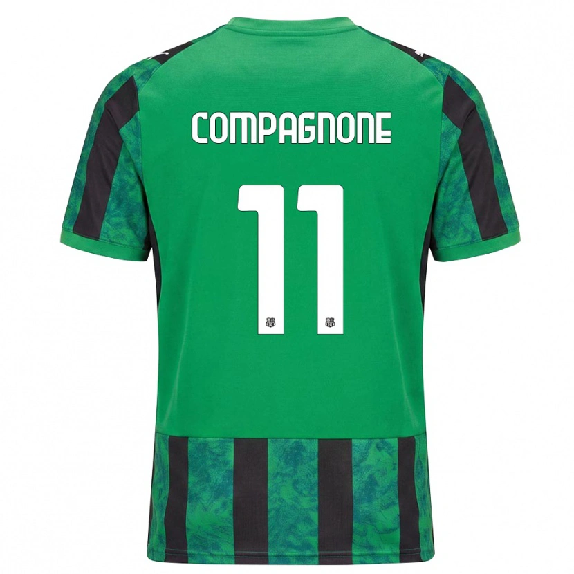Danxen Herren Pasquale Compagnone #11 Grün Schwarz Weiß Heimtrikot Trikot 2026/27 T-Shirt