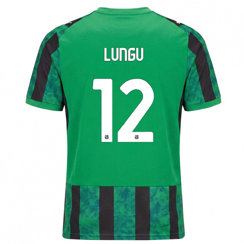 Danxen Herren Luca Lungu #12 Grün Schwarz Weiß Heimtrikot Trikot 2026/27 T-Shirt