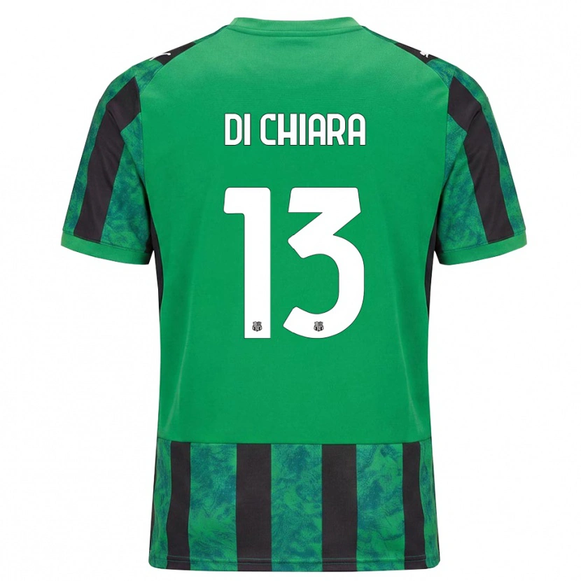 Danxen Herren Crescenzo Di Chiara #13 Grün Schwarz Weiß Heimtrikot Trikot 2026/27 T-Shirt