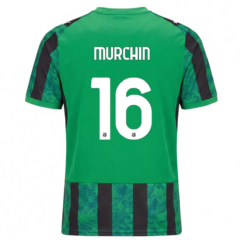 Danxen Herren Adrian Murchin #16 Grün Schwarz Weiß Heimtrikot Trikot 2026/27 T-Shirt