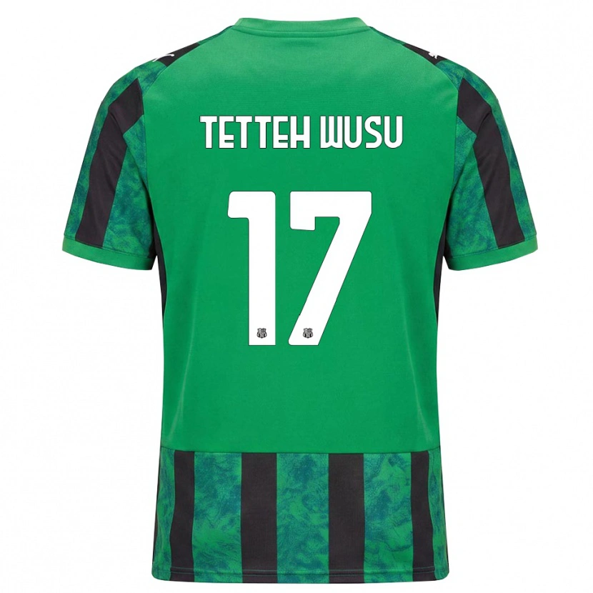 Danxen Herren Mattias Tetteh Wusu #17 Grün Schwarz Weiß Heimtrikot Trikot 2026/27 T-Shirt
