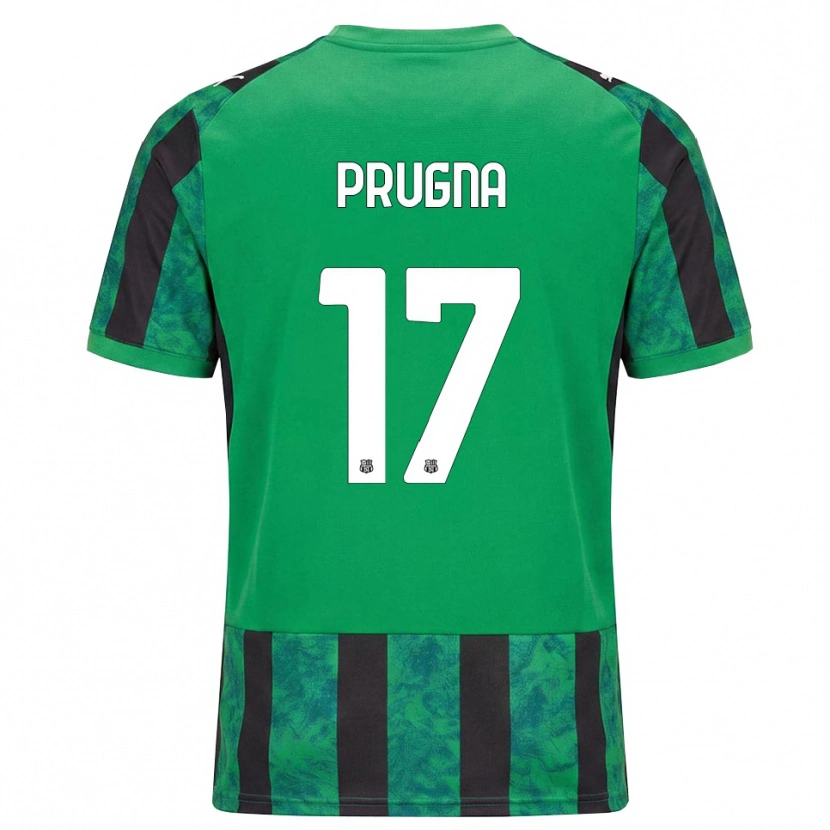 Danxen Herren Cecilia Prugna #17 Grün Schwarz Weiß Heimtrikot Trikot 2026/27 T-Shirt