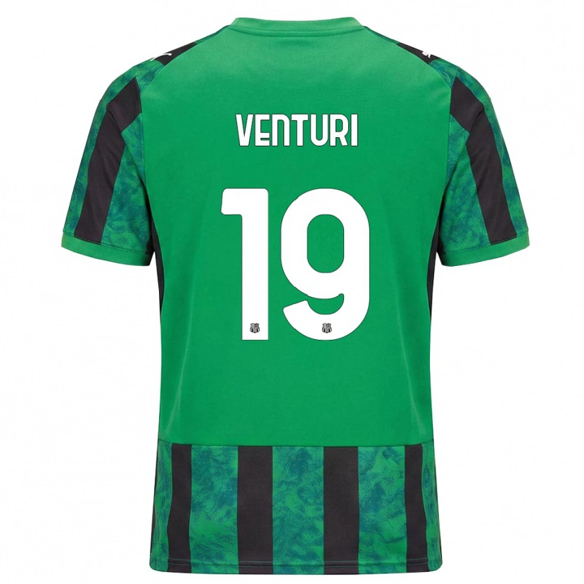 Danxen Herren Luca Venturi #19 Grün Schwarz Weiß Heimtrikot Trikot 2026/27 T-Shirt
