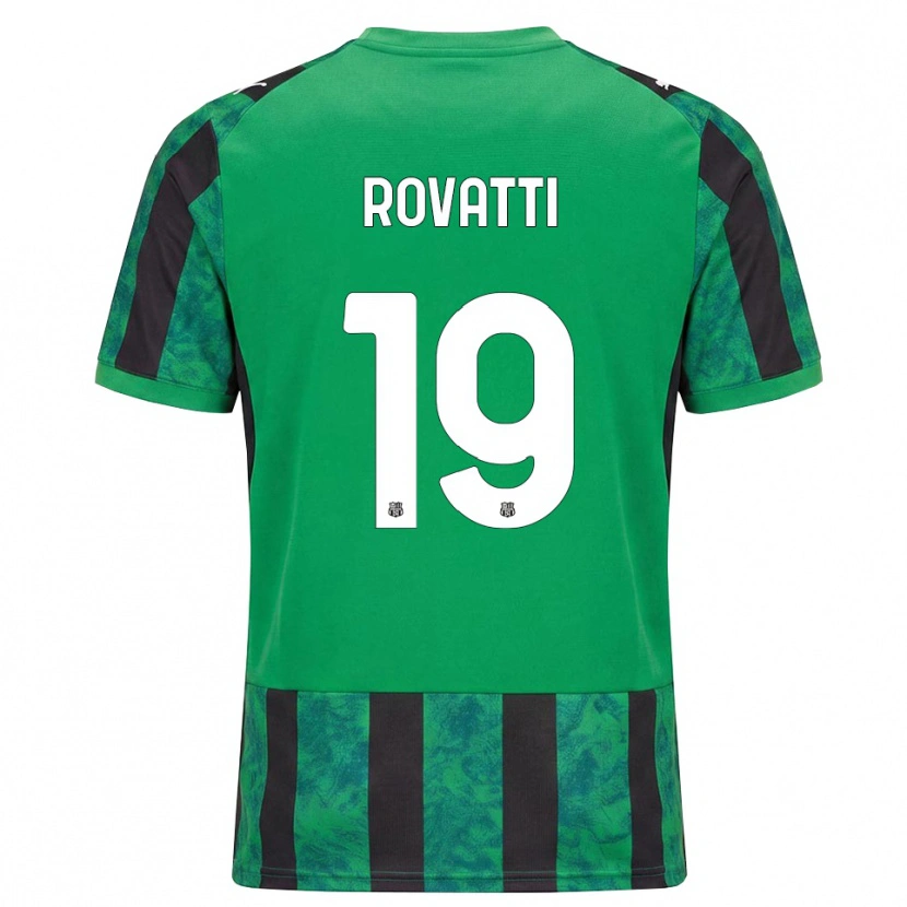 Danxen Herren Matteo Rovatti #19 Grün Schwarz Weiß Heimtrikot Trikot 2026/27 T-Shirt