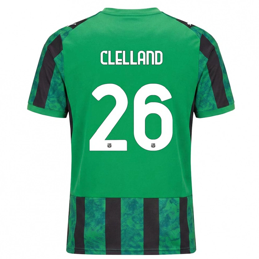 Danxen Herren Lana Clelland #26 Grün Schwarz Weiß Heimtrikot Trikot 2026/27 T-Shirt