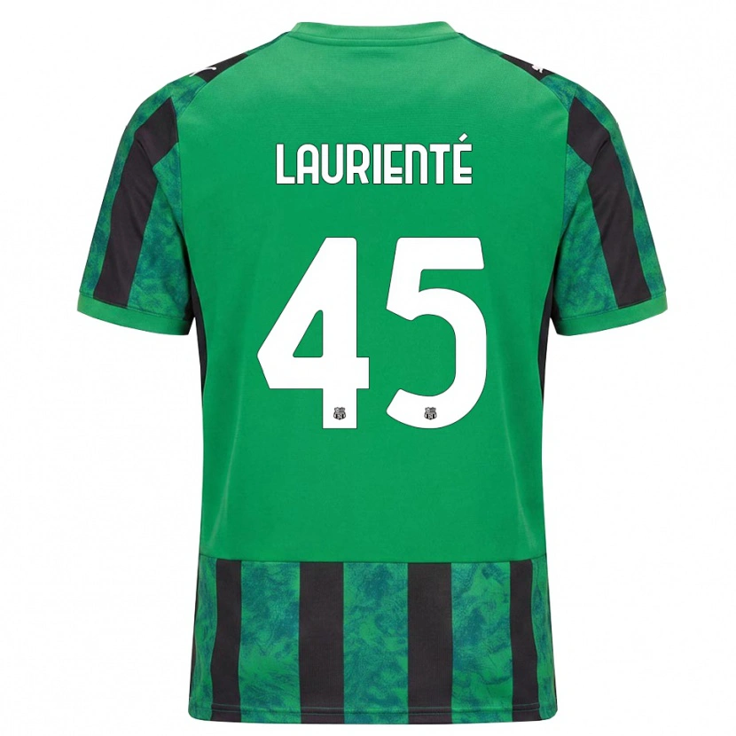 Danxen Herren Armand Laurienté #45 Grün Schwarz Weiß Heimtrikot Trikot 2026/27 T-Shirt