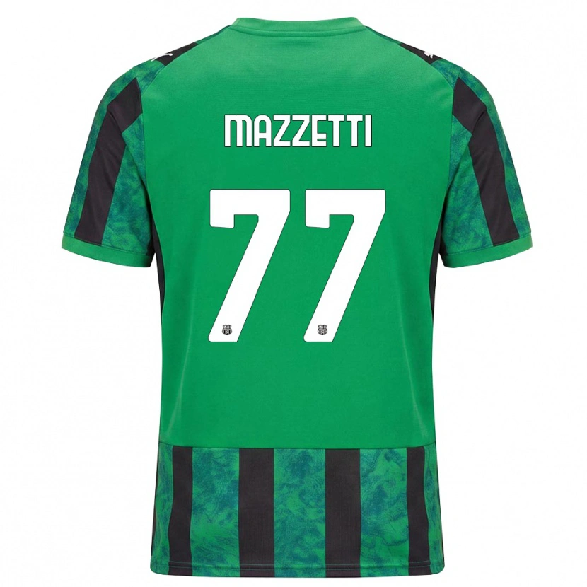 Danxen Herren Riccardo Mazzetti #77 Grün Schwarz Weiß Heimtrikot Trikot 2026/27 T-Shirt