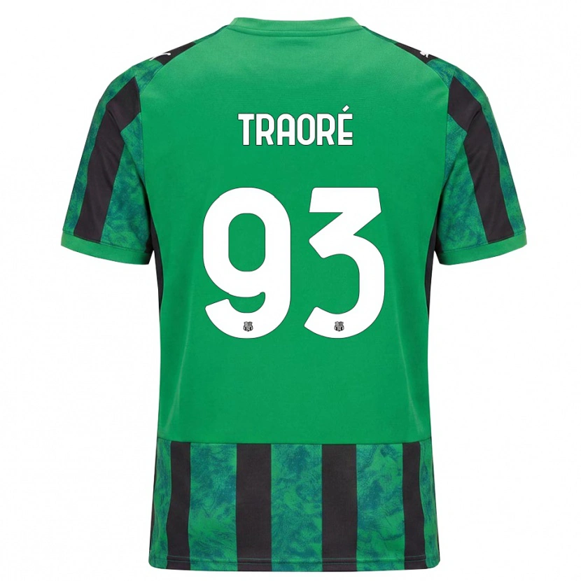 Danxen Herren Kadidia Traoré #93 Grün Schwarz Weiß Heimtrikot Trikot 2026/27 T-Shirt