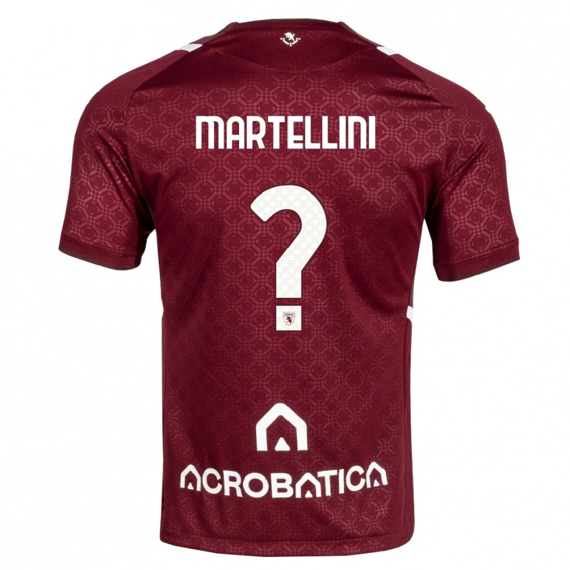 Danxen Herren Riccardo Martellini #0 Burgund Weiß Heimtrikot Trikot 2026/27 T-Shirt
