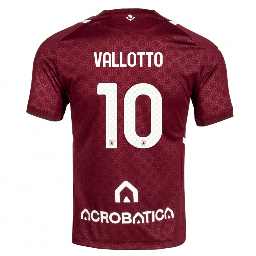 Danxen Herren Greta Vallotto #10 Burgund Weiß Heimtrikot Trikot 2026/27 T-Shirt