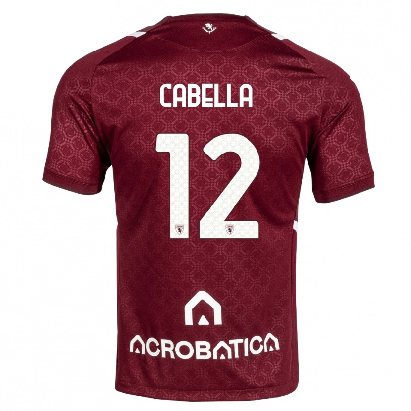 Danxen Herren Matteo Cabella #12 Burgund Weiß Heimtrikot Trikot 2026/27 T-Shirt