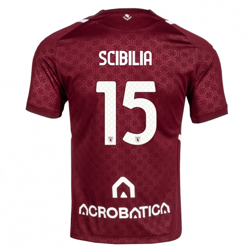 Danxen Herren Dylan Scibilia #15 Burgund Weiß Heimtrikot Trikot 2026/27 T-Shirt