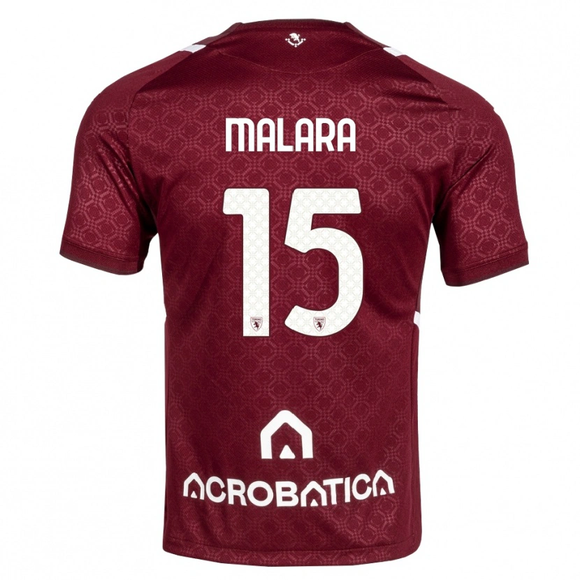 Danxen Herren Sara Malara #15 Burgund Weiß Heimtrikot Trikot 2026/27 T-Shirt