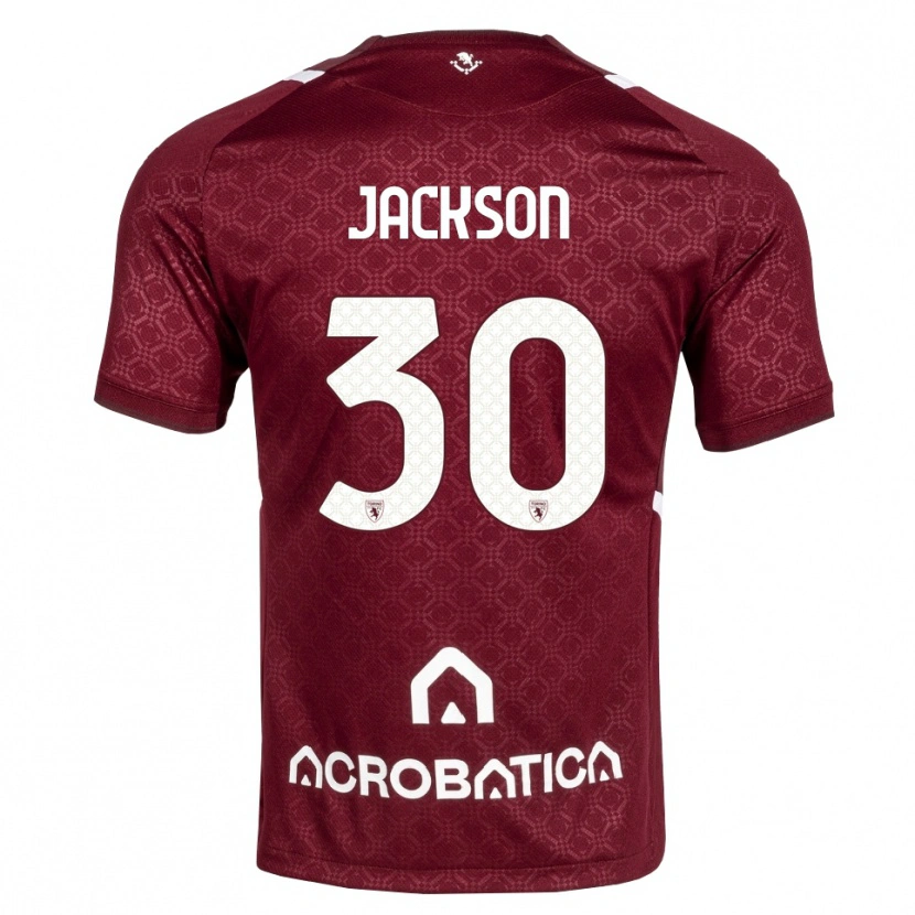 Danxen Herren Michael Jackson #30 Burgund Weiß Heimtrikot Trikot 2026/27 T-Shirt