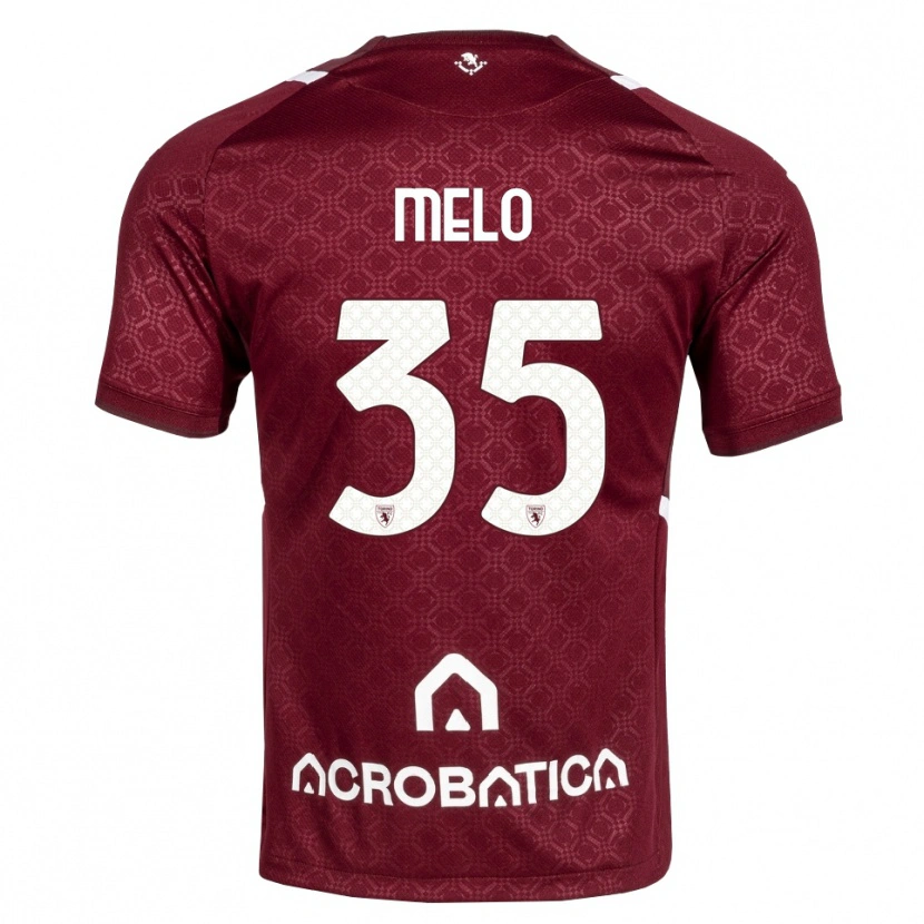Danxen Herren Rafael Melo #35 Burgund Weiß Heimtrikot Trikot 2026/27 T-Shirt
