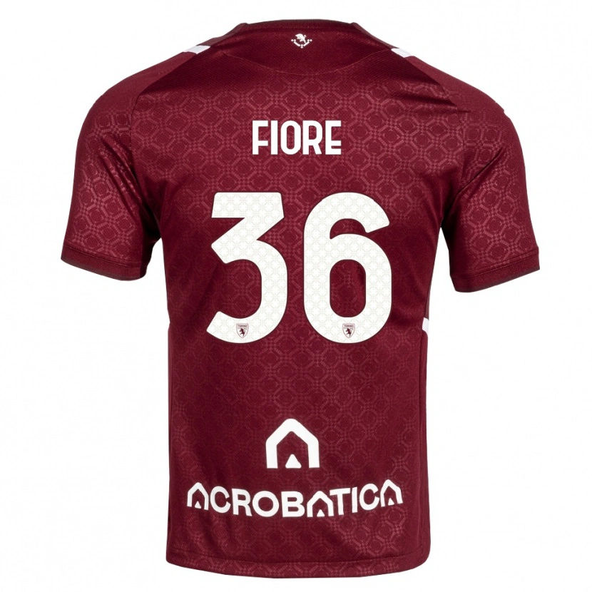 Danxen Herren Jean Fiore #36 Burgund Weiß Heimtrikot Trikot 2026/27 T-Shirt