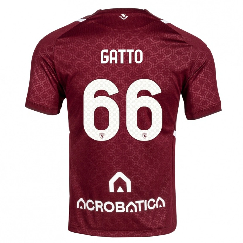Danxen Herren Tommaso Gatto #66 Burgund Weiß Heimtrikot Trikot 2026/27 T-Shirt