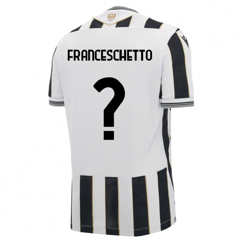 Danxen Herren Mattia Franceschetto #0 Schwarz Weiß Pink Heimtrikot Trikot 2026/27 T-Shirt
