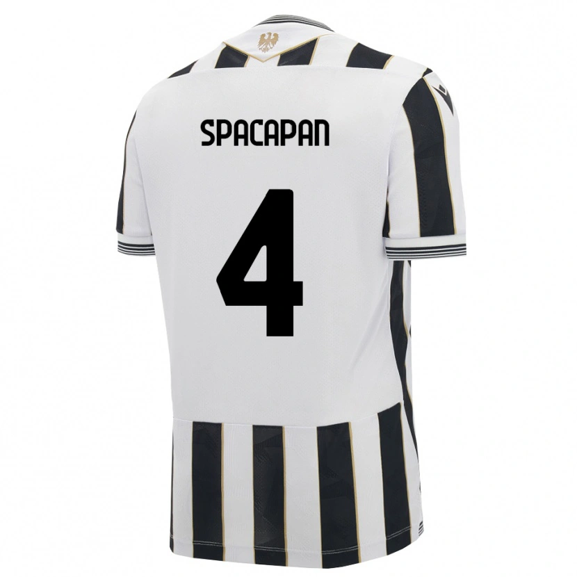 Danxen Herren Luka Spacapan #4 Schwarz Weiß Pink Heimtrikot Trikot 2026/27 T-Shirt