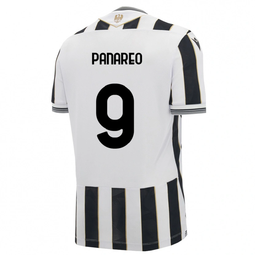 Danxen Herren Pierpaolo Panareo #9 Schwarz Weiß Pink Heimtrikot Trikot 2026/27 T-Shirt