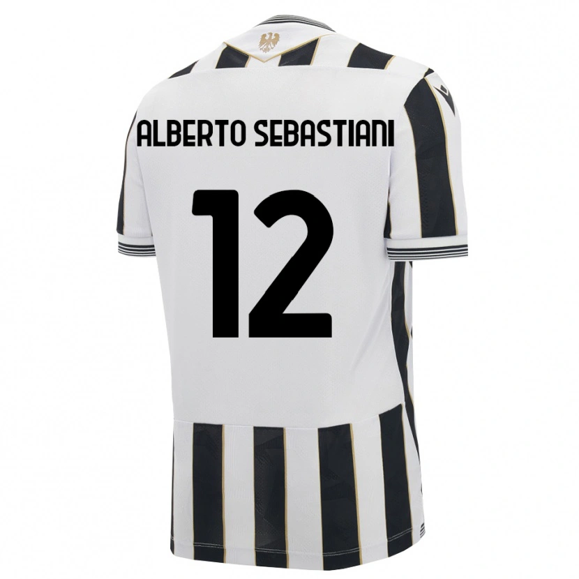 Danxen Herren José Alberto Sebastiani #12 Schwarz Weiß Pink Heimtrikot Trikot 2026/27 T-Shirt