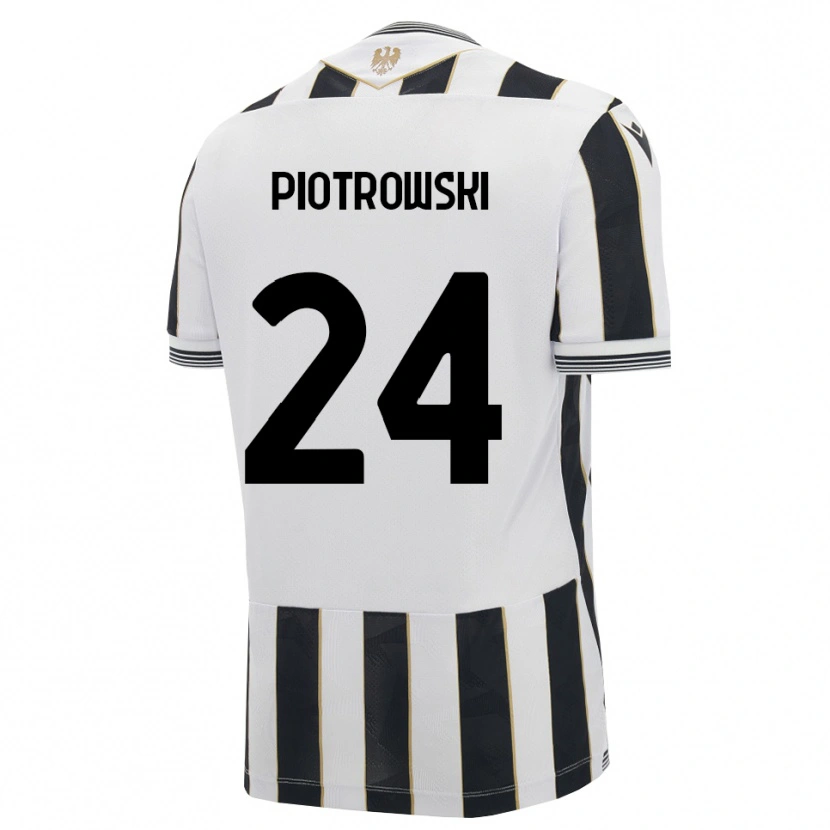 Danxen Herren Jakub Piotrowski #24 Schwarz Weiß Pink Heimtrikot Trikot 2026/27 T-Shirt