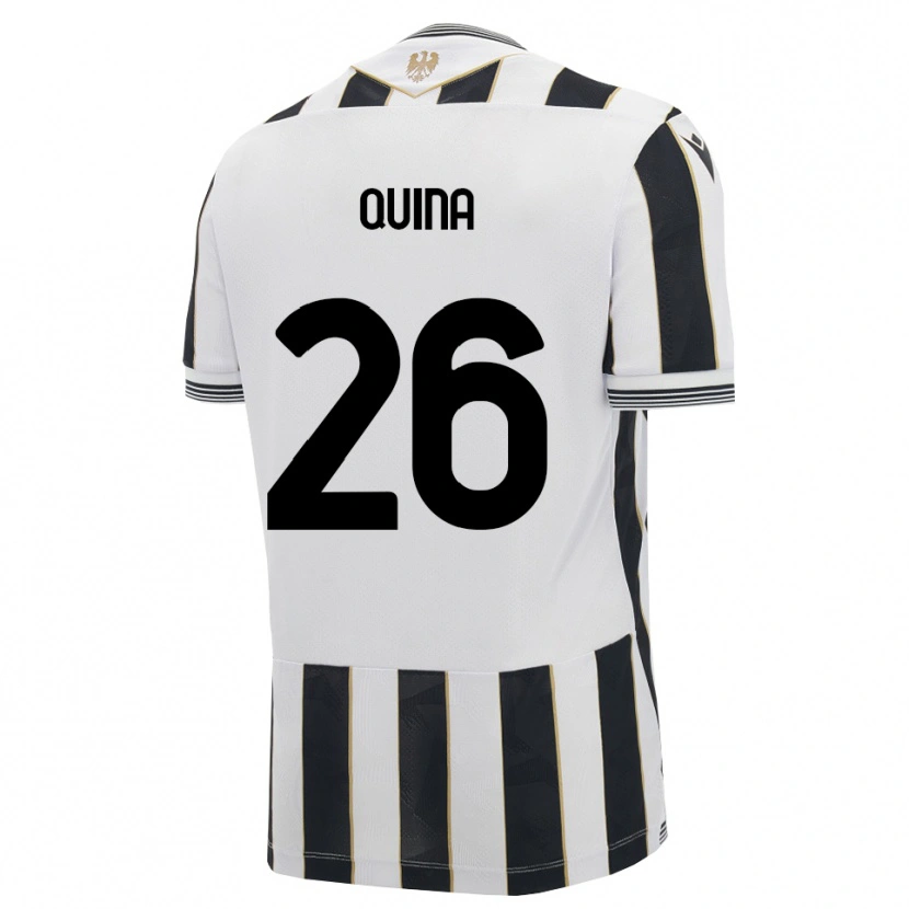 Danxen Herren Domingos Quina #26 Schwarz Weiß Pink Heimtrikot Trikot 2026/27 T-Shirt