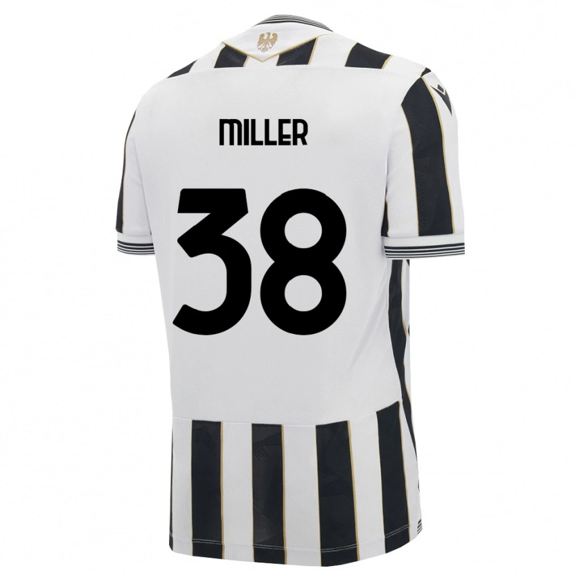 Danxen Herren Lennon Miller #38 Schwarz Weiß Pink Heimtrikot Trikot 2026/27 T-Shirt