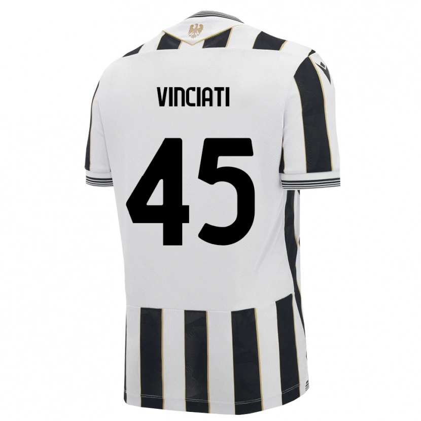 Danxen Herren Giulio Vinciati #45 Schwarz Weiß Pink Heimtrikot Trikot 2026/27 T-Shirt