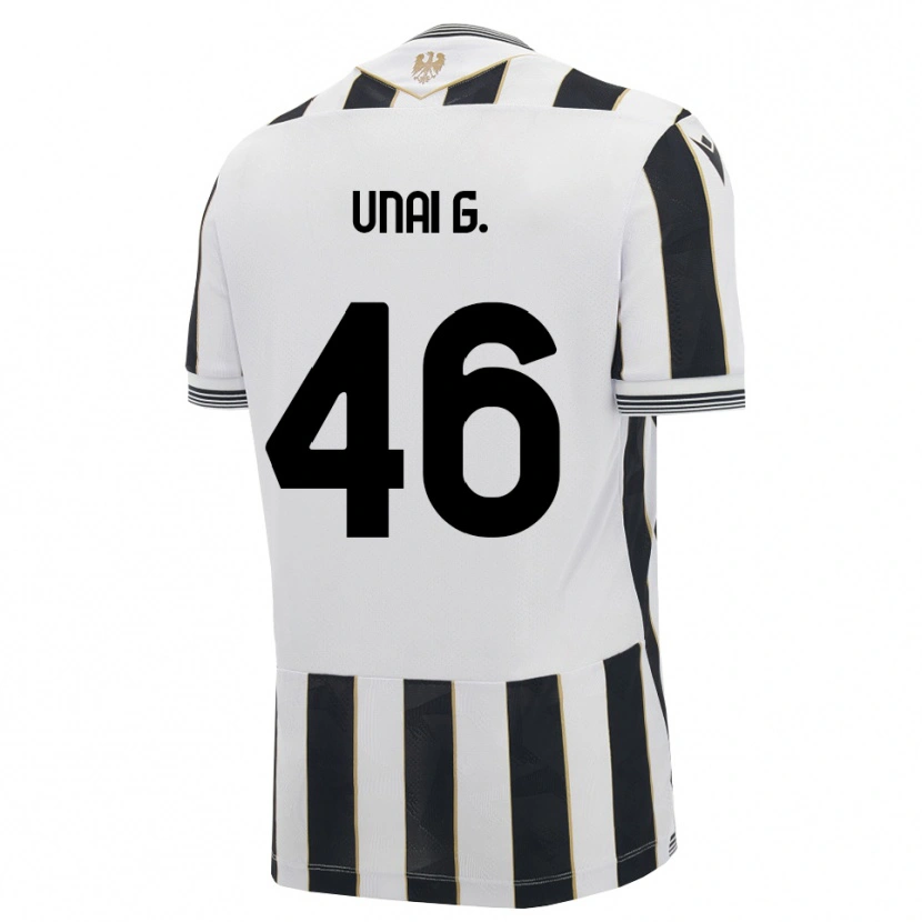 Danxen Herren Unai Gómez #46 Schwarz Weiß Pink Heimtrikot Trikot 2026/27 T-Shirt