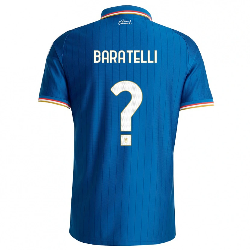 Danxen Herren Mattia Baratelli #0 Blau Weiß Rot Heimtrikot Trikot 2026/27 T-Shirt