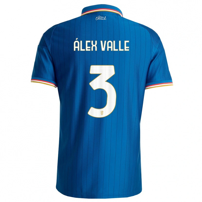 Danxen Herren Álex Valle #3 Blau Weiß Rot Heimtrikot Trikot 2026/27 T-Shirt