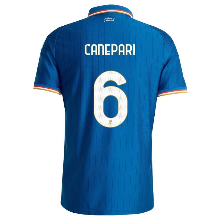 Danxen Herren Lorenzo Canepari #6 Blau Weiß Rot Heimtrikot Trikot 2026/27 T-Shirt