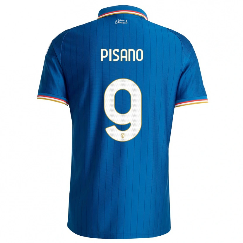 Danxen Herren Manuel Pisano #9 Blau Weiß Rot Heimtrikot Trikot 2026/27 T-Shirt