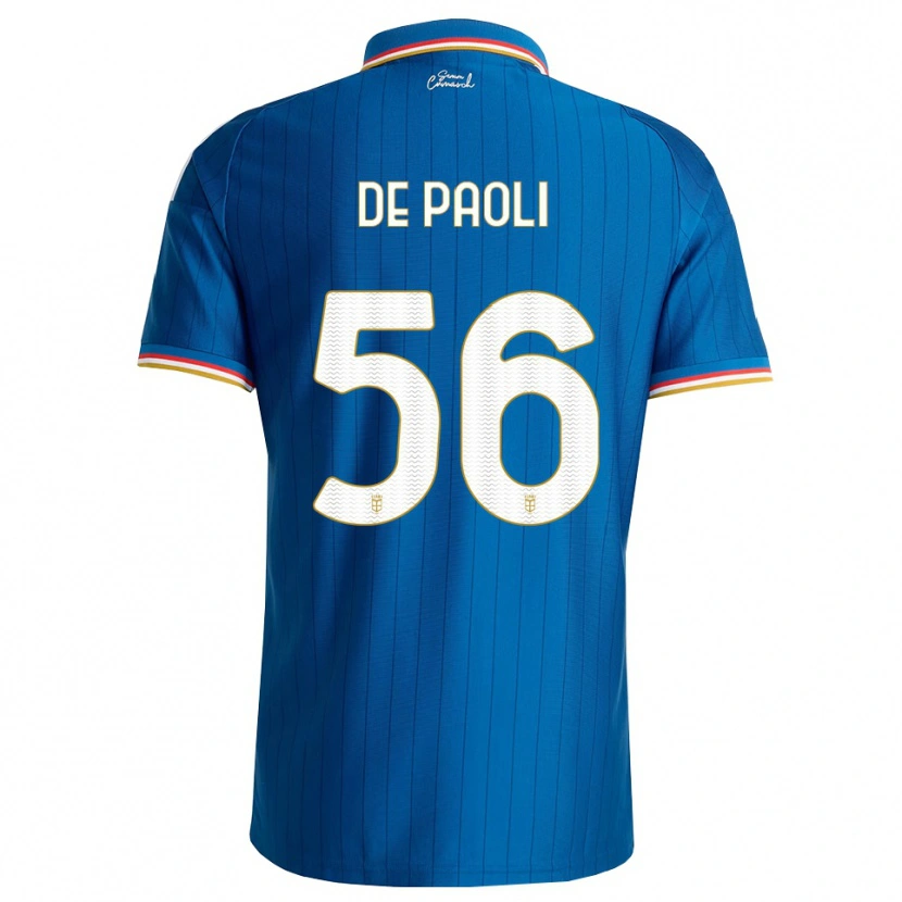 Danxen Herren Cristiano De Paoli #56 Blau Weiß Rot Heimtrikot Trikot 2026/27 T-Shirt