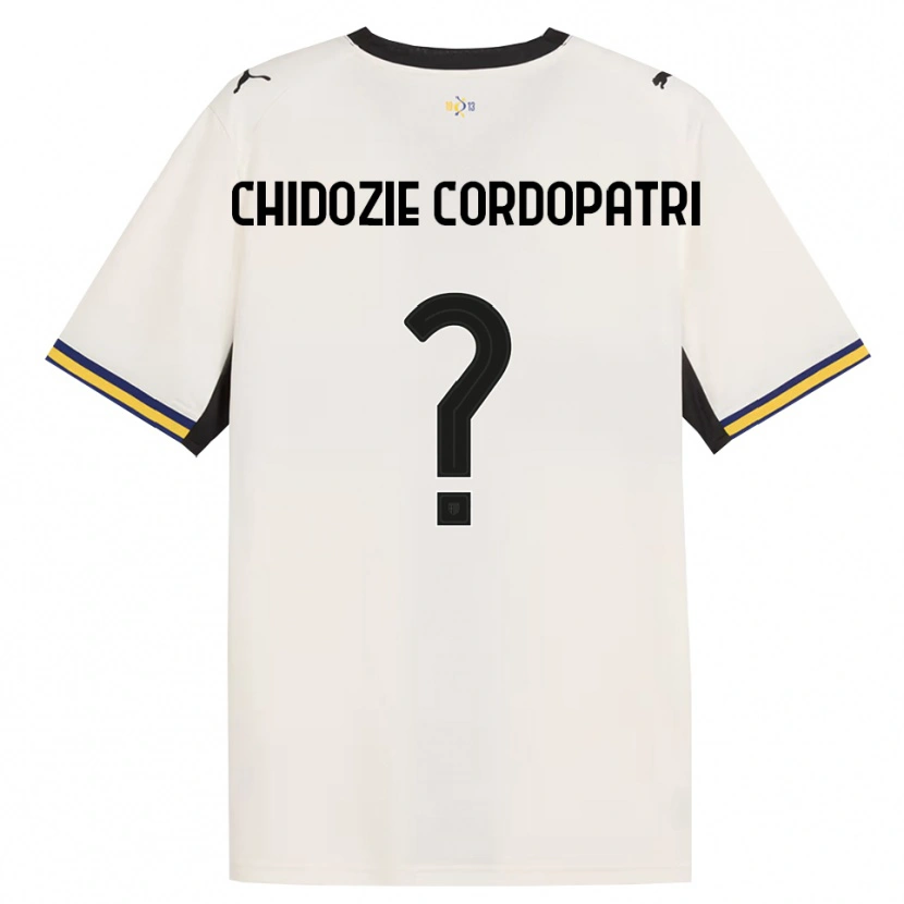 Danxen Herren Mark Chidozie Cordopatri #0 Creme Schwarz Gelb Heimtrikot Trikot 2026/27 T-Shirt