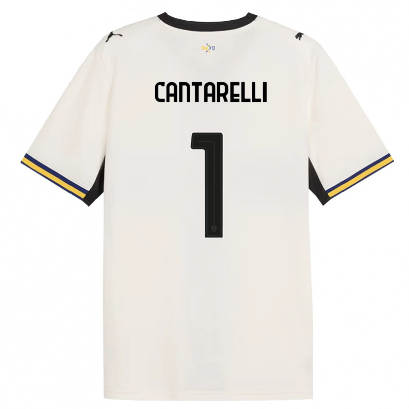 Danxen Herren Elia Cantarelli #1 Creme Schwarz Gelb Heimtrikot Trikot 2026/27 T-Shirt